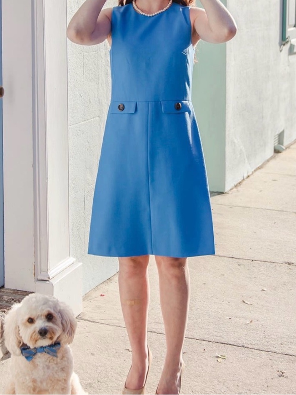 NWT Brooks Brothers Bright Blue Dress size 4